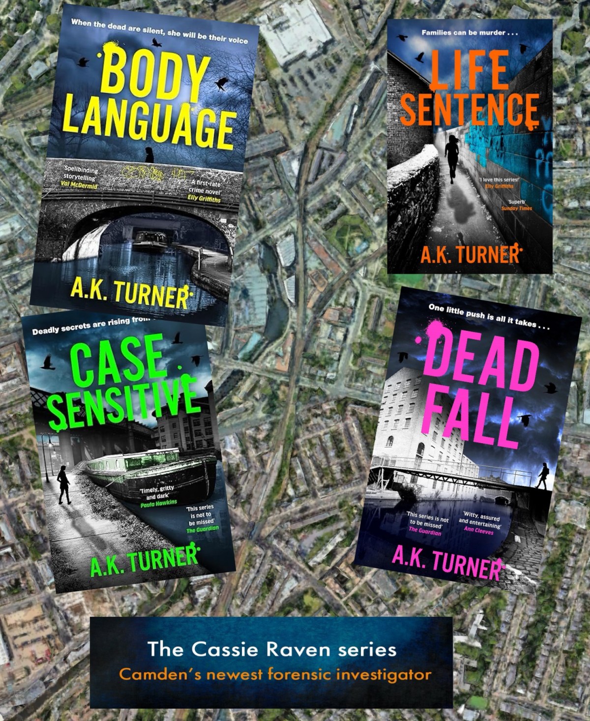 Body Language, Life Sentence, Case Sensitive and Dead Fall by A.K&nbsp;Turner